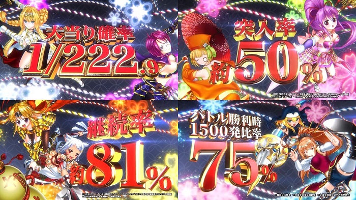 パチンコ】P戦国乙女レジェンドバトルのスペック・PV・最速試打動画が公開！遊タイムは転落なしの次回大当たり確定の模様 | カチ盛り！